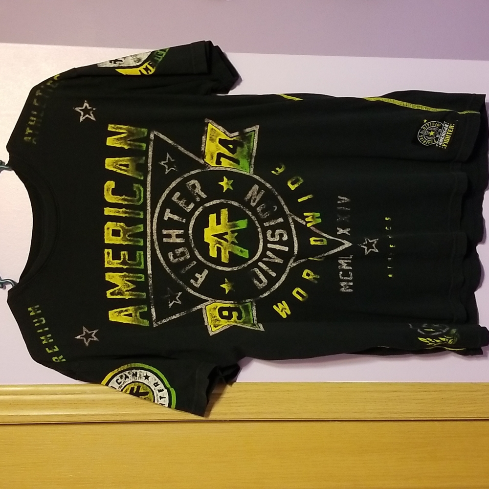 L mens American Fighter (Buckle) tshirt